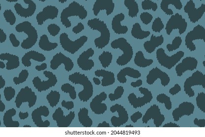 Abstract modern leopard seamless pattern. Animals trendy background. Green decorative vector stock illustration for print, card, postcard, fabric, textile. Modern ornament of stylized skin.