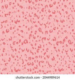 Abstract modern leopard seamless pattern. Animals trendy background. Pink decorative vector stock illustration for print, card, postcard, fabric, textile. Modern ornament of stylized skin.