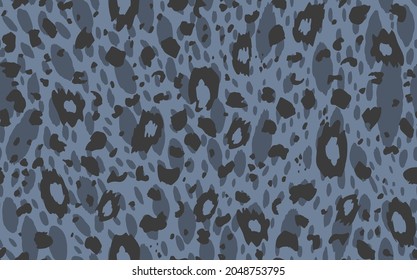Abstract modern leopard seamless pattern. Animals trendy background. Grey decorative vector stock illustration for print, card, postcard, fabric, textile. Modern ornament of stylized skin.
