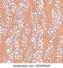 Resumen del patrón de leopardo moderno. Los animales están de moda. Ilustración decorativa vectorial beige y marrón para impresión, tarjeta postal, tela, textil. Ornamento moderno de piel estilizada.