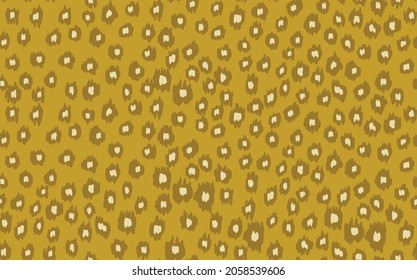 Abstract modern leopard seamless pattern. Animals trendy background. Beige and brown decorative vector stock illustration for print, card, postcard, fabric, textile. Modern ornament of stylized skin.