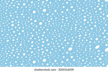 Abstract modern leopard seamless pattern. Animals trendy background. Blue and white decorative vector stock illustration for print, card, postcard, fabric, textile. Modern ornament of stylized skin.