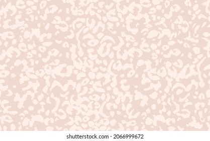 Abstract modern leopard seamless pattern. Animals trendy background. Beige decorative vector stock illustration for print, card, postcard, fabric, textile. Modern ornament of stylized skin.