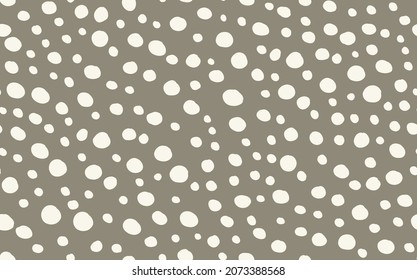 Abstract modern leopard seamless pattern. Animals trendy background. White and beige decorative vector stock illustration for print, card, postcard, fabric, textile. Modern ornament of stylized skin.