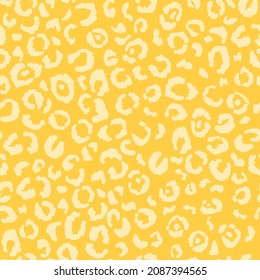 Abstract modern leopard seamless pattern. Animals trendy background. Color decorative vector stock illustration for print, card, postcard, fabric, textile. Modern ornament of stylized skin.