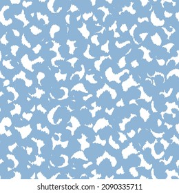 Abstract modern leopard seamless pattern. Animals trendy background. Color decorative vector stock illustration for print, card, postcard, fabric, textile. Modern ornament of stylized skin.