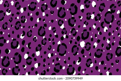Abstract modern leopard seamless pattern. Animals trendy background. Color decorative vector stock illustration for print, card, postcard, fabric, textile. Modern ornament of stylized skin.