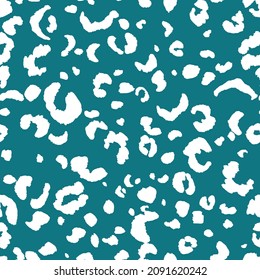 Abstract modern leopard seamless pattern. Animals trendy background. Color decorative vector stock illustration for print, card, postcard, fabric, textile. Modern ornament of stylized skin.