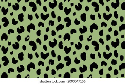 Abstract modern leopard seamless pattern. Animals trendy background. Color decorative vector stock illustration for print, card, postcard, fabric, textile. Modern ornament of stylized skin.