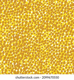 Abstract modern leopard seamless pattern. Animals trendy background. Yellow and brown decorative vector stock illustration for print, card, postcard, fabric, textile. Modern ornament of stylized skin.