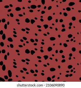 Abstract modern leopard seamless pattern. Animals trendy background. Color decorative vector stock illustration for print, card, postcard, fabric, textile. Modern ornament of stylized skin.