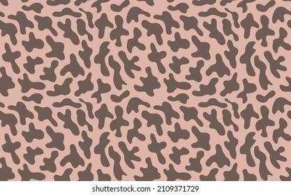 Abstract modern leopard seamless pattern. Animals trendy background. Beige decorative vector stock illustration for print, card, postcard, fabric, textile. Modern ornament of stylized skin.