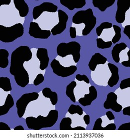 Abstract modern leopard seamless pattern. Animals trendy background. Color decorative vector stock illustration for print, card, postcard, fabric, textile. Modern ornament of stylized skin.