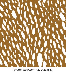 Abstract modern leopard seamless pattern. Animals trendy background. Color decorative vector stock illustration for print, card, postcard, fabric, textile. Modern ornament of stylized skin.