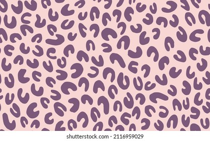 Abstract modern leopard seamless pattern. Animals trendy background. Color decorative vector stock illustration for print, card, postcard, fabric, textile. Modern ornament of stylized skin.