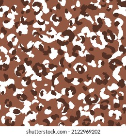 Abstract modern leopard seamless pattern. Animals trendy background. Color decorative vector stock illustration for print, card, postcard, fabric, textile. Modern ornament of stylized skin.