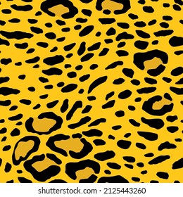 Abstract modern leopard seamless pattern. Animals trendy background. Color decorative vector stock illustration for print, card, postcard, fabric, textile. Modern ornament of stylized skin.