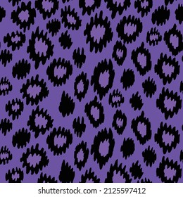 Abstract modern leopard seamless pattern. Animals trendy background. Color decorative vector stock illustration for print, card, postcard, fabric, textile. Modern ornament of stylized skin.
