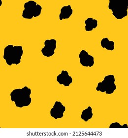 Abstract modern leopard seamless pattern. Animals trendy background. Color decorative vector stock illustration for print, card, postcard, fabric, textile. Modern ornament of stylized skin.