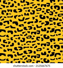 Abstract modern leopard seamless pattern. Animals trendy background. Color decorative vector stock illustration for print, card, postcard, fabric, textile. Modern ornament of stylized skin.
