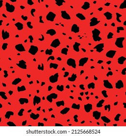 Abstract modern leopard seamless pattern. Animals trendy background. Color decorative vector stock illustration for print, card, postcard, fabric, textile. Modern ornament of stylized skin.