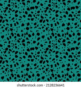 Abstract modern leopard seamless pattern. Animals trendy background. Color decorative vector stock illustration for print, card, postcard, fabric, textile. Modern ornament of stylized skin.