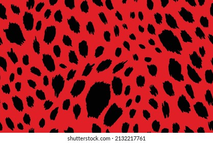 Abstract modern leopard seamless pattern. Animals trendy background. Color decorative vector stock illustration for print, card, postcard, fabric, textile. Modern ornament of stylized skin.