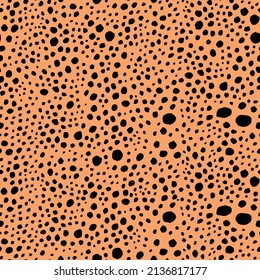 Abstract modern leopard seamless pattern. Animals trendy background. Color decorative vector stock illustration for print, card, postcard, fabric, textile. Modern ornament of stylized skin.