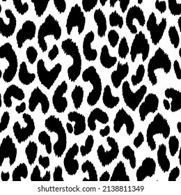 Abstract modern leopard seamless pattern. Animals trendy background. Color decorative vector stock illustration for print, card, postcard, fabric, textile. Modern ornament of stylized skin.