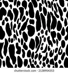 Abstract modern leopard seamless pattern. Animals trendy background. Color decorative vector stock illustration for print, card, postcard, fabric, textile. Modern ornament of stylized skin.