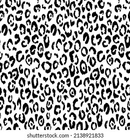 Abstract modern leopard seamless pattern. Animals trendy background. Color decorative vector stock illustration for print, card, postcard, fabric, textile. Modern ornament of stylized skin.