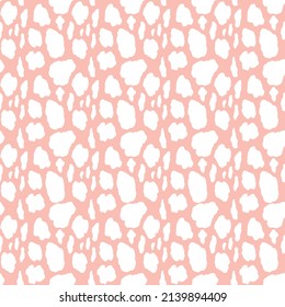 Abstract modern leopard seamless pattern. Animals trendy background. Color decorative vector stock illustration for print, card, postcard, fabric, textile. Modern ornament of stylized skin.