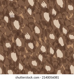 Abstract modern leopard seamless pattern. Animals trendy background. Color decorative vector stock illustration for print, card, postcard, fabric, textile. Modern ornament of stylized skin.