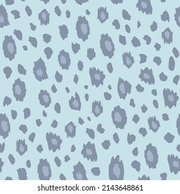 Abstract modern leopard seamless pattern. Animals trendy background. Color decorative vector stock illustration for print, card, postcard, fabric, textile. Modern ornament of stylized skin.
