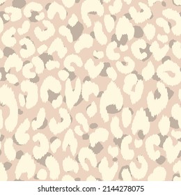 Abstract modern leopard seamless pattern. Animals trendy background. Color decorative vector stock illustration for print, card, postcard, fabric, textile. Modern ornament of stylized skin.