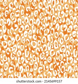 Abstract modern leopard seamless pattern. Animals trendy background. Color decorative vector stock illustration for print, card, postcard, fabric, textile. Modern ornament of stylized skin.