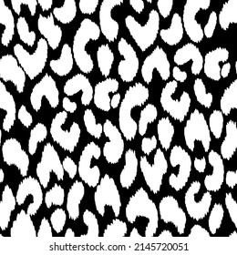 Abstract modern leopard seamless pattern. Animals trendy background. Color decorative vector stock illustration for print, card, postcard, fabric, textile. Modern ornament of stylized skin.