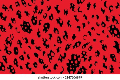 Abstract modern leopard seamless pattern. Animals trendy background. Color decorative vector stock illustration for print, card, postcard, fabric, textile. Modern ornament of stylized skin.