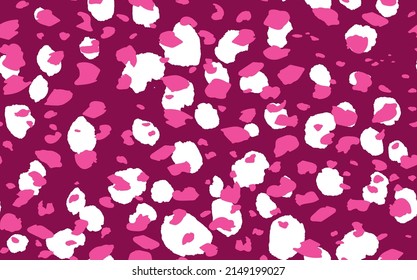 Abstract modern leopard seamless pattern. Animals trendy background. Color decorative vector stock illustration for print, card, postcard, fabric, textile. Modern ornament of stylized skin.