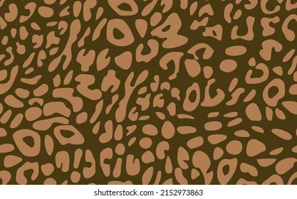 Abstract modern leopard seamless pattern. Animals trendy background. Color decorative vector stock illustration for print, card, postcard, fabric, textile. Modern ornament of stylized skin.