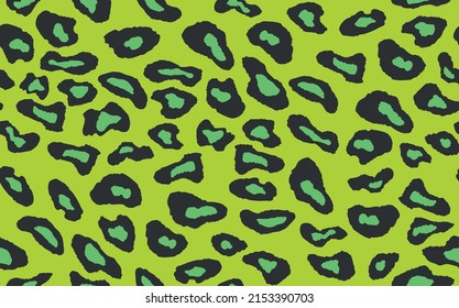 Abstract modern leopard seamless pattern. Animals trendy background. Color decorative vector stock illustration for print, card, postcard, fabric, textile. Modern ornament of stylized skin