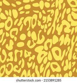 Abstract modern leopard seamless pattern. Animals trendy background. Color decorative vector stock illustration for print, card, postcard, fabric, textile. Modern ornament of stylized skin.