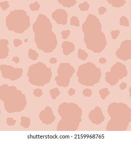 Abstract modern leopard seamless pattern. Animals trendy background. Beige decorative vector stock illustration for print, card, postcard, fabric, textile. Modern ornament of stylized skin.