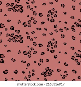 Abstract modern leopard seamless pattern. Animals trendy background. Beige decorative vector stock illustration for print, card, postcard, fabric, textile. Modern ornament of stylized skin.