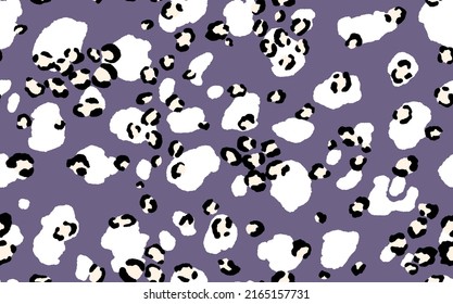 Abstract modern leopard seamless pattern. Animals trendy background. Color decorative vector stock illustration for print, card, postcard, fabric, textile. Modern ornament of stylized skin.