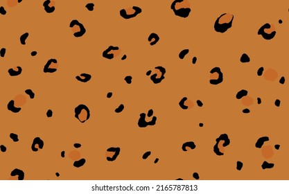 Abstract modern leopard seamless pattern. Animals trendy background. Color decorative vector stock illustration for print, card, postcard, fabric, textile. Modern ornament of stylized skin.
