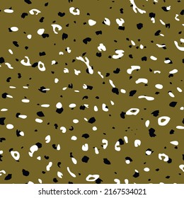Abstract modern leopard seamless pattern. Animals trendy background. Color decorative vector stock illustration for print, card, postcard, fabric, textile. Modern ornament of stylized skin.