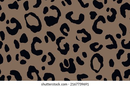 Abstract modern leopard seamless pattern. Animals trendy background. Color decorative vector stock illustration for print, card, postcard, fabric, textile. Modern ornament of stylized skin.