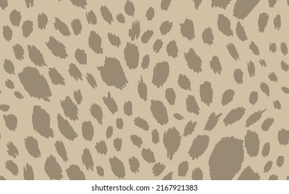 Abstract modern leopard seamless pattern. Animals trendy background. Color decorative vector stock illustration for print, card, postcard, fabric, textile. Modern ornament of stylized skin.