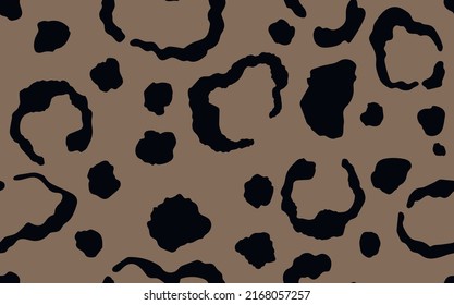 Abstract modern leopard seamless pattern. Animals trendy background. Color decorative vector stock illustration for print, card, postcard, fabric, textile. Modern ornament of stylized skin.